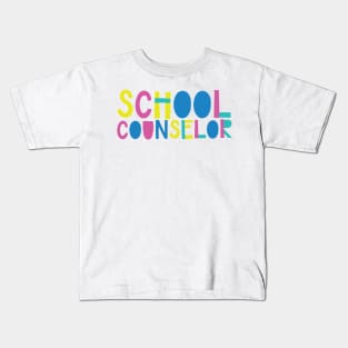 School Counselor Gift Idea Cute Back to School Kids T-Shirt